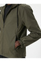 khaki Slim Fit Jacket - 5