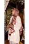 Ethnic Pattern Inspired English Book Shop and Red Voile Silk Shawl - 6