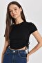 Fitted Crew Neck Ribbed Camisole Short Sleeve T-Shirt T9632Az24Sp