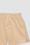 Girl's Pocketed Woven Labeled Shorts 24Y 801004013 - 8