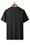 Butterfly Tree T-Shirt - Black Printed Oversize Crew Neck Short Sleeve Loose - 2