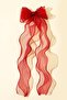 Alice Long Tulle Bow Buckle - 3