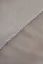 Jemma 120 Thread 100% Cotton Satin Double Duvet Cover Set Gray - 7