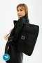 Black U33 Waterproof Travel Fitness and Sports Bag with Front Pocket Detail and Adjustable Strap B:28 E:48 - 4