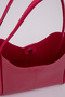 Fuchsia Shk76 Large Size Women's Hand and Shoulder Bag with Snap Fastener Wick Strap Faux Leather Makeup Bag U:29 - 6