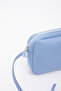 Blue U23 Faux Leather, Single Compartment, Zippered, Suede Inner Fabric, Adjustable Strap, Mini Urban Shoulder Bag - 6