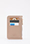 Mink Shk101 Faux Leather Card Holder Wallet with 6 Card Holders and Zippered Coin Compartment