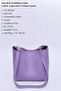 Lila Shk158 Faux Leather Single Compartment Strap Snap Crossbody and Shoulder Bag - 3