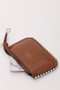 Taba Shk192 Faux Leather Beaded Charm Bag Accessory, Card Holder Wallet - 4