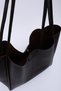 Brown Color Shk76 Large Size Women's Hand and Shoulder Bag with Snap Fasteners, Wick Straps and Faux Leather Makeup Bag - 6