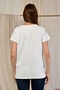 Ecru Short Sleeve Maternity and Breastfeeding T-shirt - 3