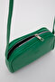 حقيبة كتف من الجلد الصناعي ذات حجرة واحدة وحزام متقاطع صغير من Grass Green Shk25 - 5