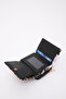 Mink Leopard Shk177 Faux Leather 8 Compartments, Card Holder, Paper and Coin Compartment Snap Wallet - 6