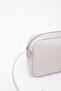Gray U23 Faux Leather, Single Compartment, Zippered, Suede Inner Fabric, Adjustable Strap, Mini Urban Shoulder Bag - 6