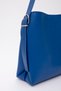 Cobalt Blue Shk55 Leather Hand and Shoulder Bag with Snap Fastener Makeup Bag and Adjustable Strap L:30 E:40 W:15 - 6
