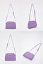 Lilac Shk25 Mini Urban Crossbody Single Compartment Faux Leather Arm and Shoulder Bag L:19 E:13 W:4 cm - 7