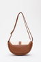 Tan-Cream Shk92 Lock Detailed Faux Leather Single Compartment Hand, Arm and Shoulder Bag with Snap Fasteners L:15 E:25 W:6 c - 4
