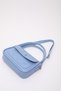 Blue Shk97 Faux Leather Hand, Arm and Shoulder Bag with Front Pocket Detail and 2 Compartments Adjustable Strap - 9