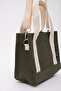 Shk139 Model Khaki Green Mini Dress - Adjustable Strap, Arm and Shoulder Bag (L:14 W:19 E:9 Cm) - 7
