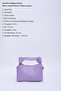 Lilac Shk24 Soft Leather Knot Detailed Chain Strap Hand and Shoulder Bag L:14 W:22 W:8 Cm - 3