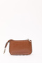 Taba Shk192 Faux Leather Beaded Charm Bag Accessory, Card Holder Wallet - 2