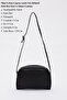 Black Shk25 Mini Urban Crossbody Single Compartment Artificial Leather Arm and Shoulder Bag L:19 E:13 W:4 cm - 3