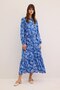 Crew Neck Patterned Long Sleeve Maxi Hijab Dress A2354Ax24Sp - 3