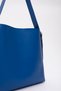 Cobalt Blue Shk55 Leather Hand and Shoulder Bag with Snap Fastener Makeup Bag and Adjustable Strap L:30 E:40 W:15 - 7