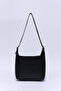 Black Shk158 Faux Leather Single Compartment Strap Snap Crossbody and Shoulder Bag - 4