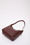 Burgundy Shk158 Faux Leather Single Compartment Strap Snap Crossbody and Shoulder Bag - 7
