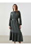 Judge Collar Textured Women's Dress - 2
