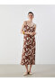 Nevavm V-Neck Floral Rope Strap Dress with a Difference