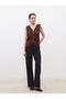 Alita City V-Neck Women's Knitwear Vest with a Difference - 2
