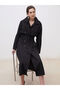 Jacket Collar Suede Look Women's Trench Coat