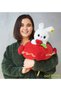 "Bunny and Teddy Bear: Bouquet of Love from Heart to Heart" - 6