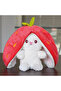 Strawberry Rabbit Bag 50 cm Plush - Both a Toy and a Bag!