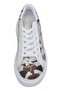 Women's Vegan Leather Beige Sneakers - Bloom and Grow Design - 6