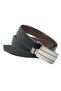 Men’s Spanish Leather Belt for Men with Automatic Click Buckle Men's Belts in the elegant Gift Box - 2