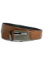 Men’s Spanish Leather Belt for Men with Automatic Click Buckle Men's Belts in the elegant Gift Box