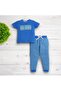 - Printed T-shirt and Stripes Pyjama Set - 5