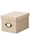 KVARNVIK Storage Box with Lid, Beige, 18x25x15 cm – Perfect for Organizing | IKEA