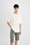 Slim Fit Slim Fit Jean Bermuda A4802Ax24Sm - 3