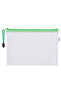 DeliE5656 A5 Zip Bag - Mesh Reinforced PVC, High Transparency, - 2