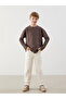 Crew Neck Basic Boys' T-Shirt - 2