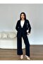 Women's Blazer Jacket with Cap Detail - 2