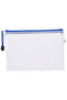 DeliE5656 A5 Zip Bag - Mesh Reinforced PVC, High Transparency,