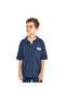 Boys' Navy Blue 2-Piece Jacquard Set with Pockets - 3