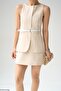 Beige Belted Suit - 3