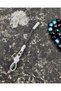 Silver Kazaziye Colored Zircon Stone Model Single Short Rosary Tassel, Suitable for Small Size Prayer Beads