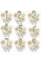 Cream Daisy 7 Years Old Happy Birthday Star Number Foil Balloon Set - 2